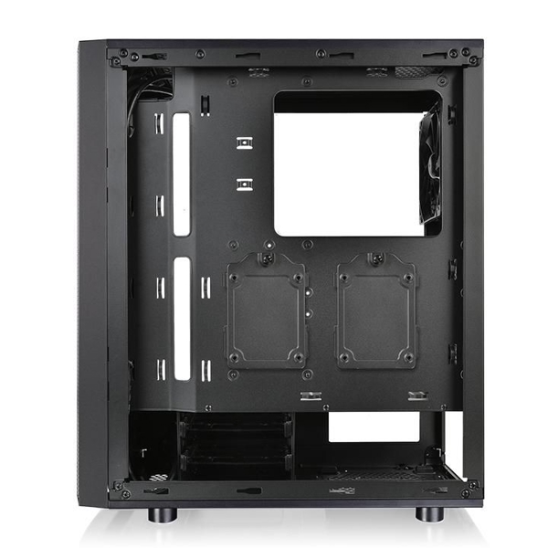 ქეისი Thermaltake Versa J24 TG RGB, Win, SPCC, Tempered Glass*1 Black