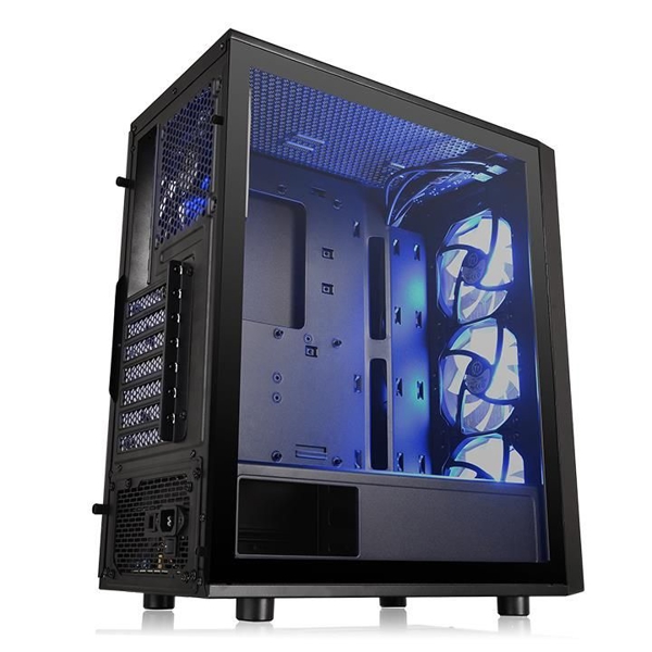 ქეისი Thermaltake Versa J25 TG, Win, SPCC, Tempered Glass*1 Black