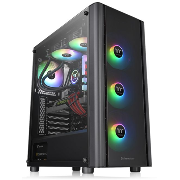 ქეისი Thermaltake V250 TG ARGB, Win, SPCC, Tempered Glass*1 Black