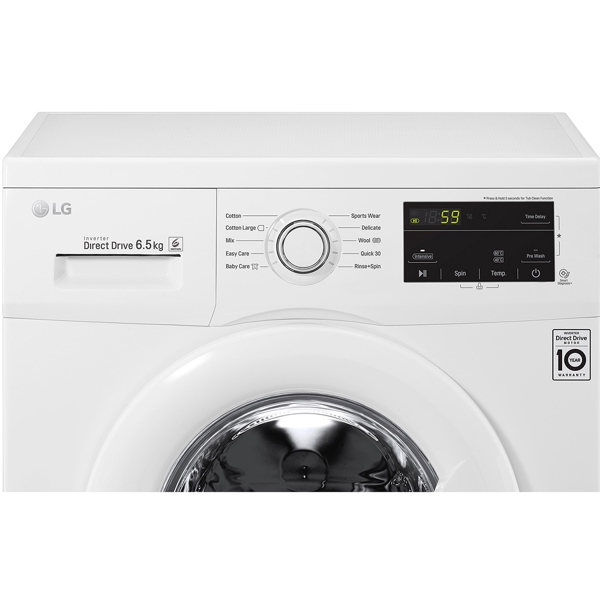 სარეცხის მანქანა LG 6.5 kg Energy Class A +++ Porthole White