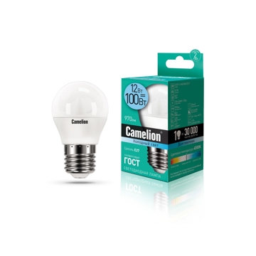 LED ნათურა LED12-G45/845/E27