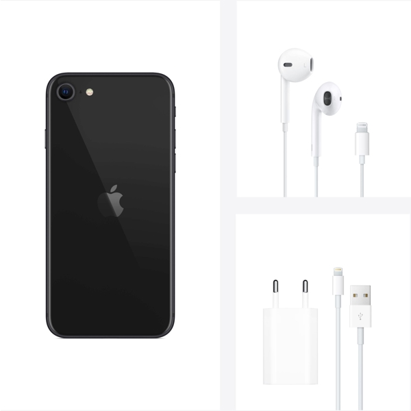 მობილური ტელეფონი Apple iPhone A2296 SE 3GB, 64GB Black