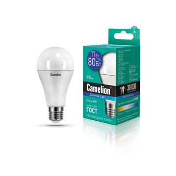 ეკონომიური LED ნათურა Camelion LED11-A60/865/E27