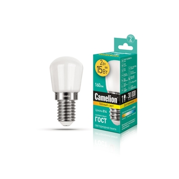 ეკონომიური LED ნათურა Camelion LED2-T26/830/E14