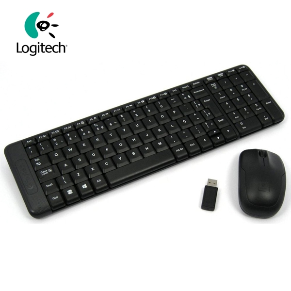 უსადენო კლავიატურა LOGITECH Wireless Combo MK220 EER Russian layout Black