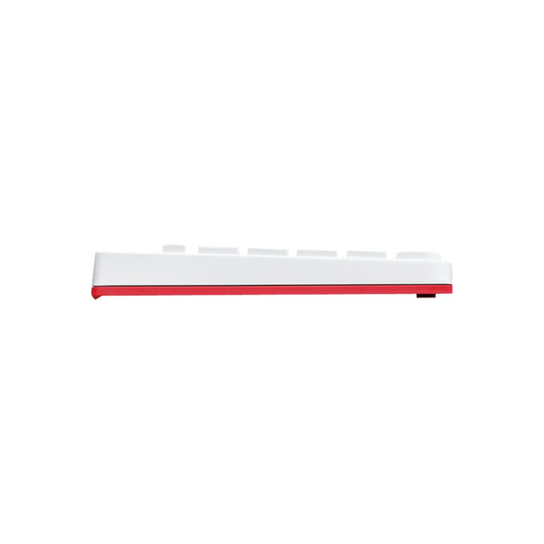 კლავიატურა LOGITECH Wireless Combo MK240 Nano, EMEA, Russian Layout, White / Vivid Red