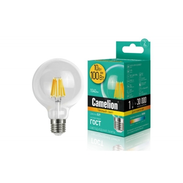 ფლუროსცენთის დიოდური ნათურა Camelion LED10-G95-FL/830/E27