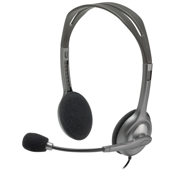 ყურსასმენი LOGITECH Stereo Headset H111 EMEA One Plug (981-000593)