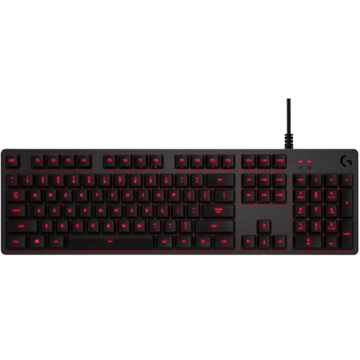 კლავიატურა LOGITECH G413 Mechanical Gaming Keyboard CARBON RUS USB INTNL RED LED