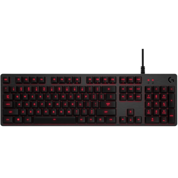 კლავიატურა LOGITECH G413 Mechanical Gaming Keyboard CARBON RUS USB INTNL RED LED