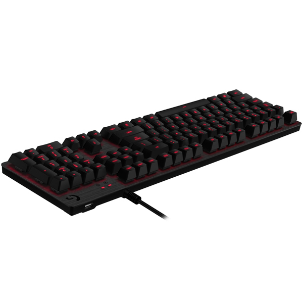 კლავიატურა LOGITECH G413 Mechanical Gaming Keyboard CARBON RUS USB INTNL RED LED