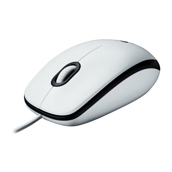 მაუსი LOGITECH Corded Mouse M100 EMEA White