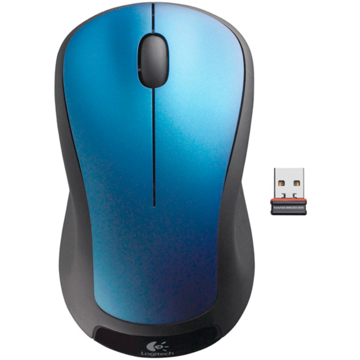 მაუსი LOGITECH Wireless Mouse M310 New Generation, 2.4GHZ, Blue 