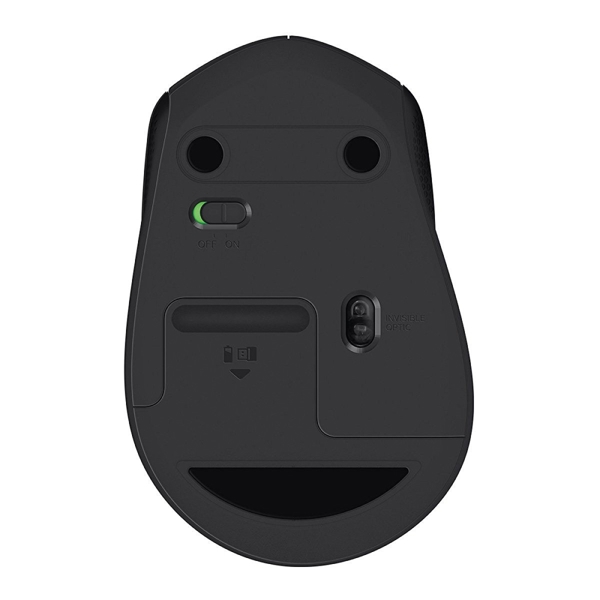 მაუსი LOGITECH Wireless Mouse M330 Silent Plus, EMEA, Black