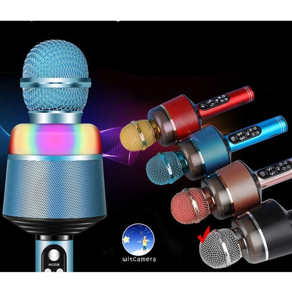 კარაოკე მიკროფონი V7 Professional Bluetooth Wireless Microphone Karaoke Microphones Speaker