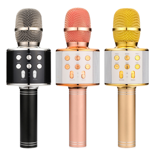 კარაოკე მიკროფონი WSTER WS-858 Wireless Handheld Bluetooth Karaoke Microphone