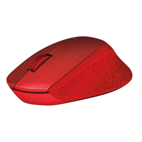 მაუსი LOGITECH 910-004911 Wireless Mouse M330 Silent Plus, EMEA, Red