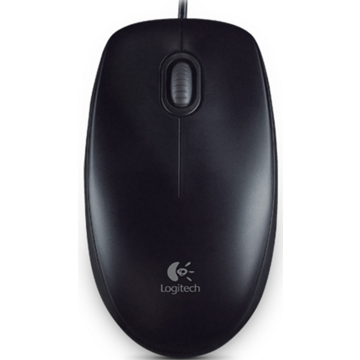 მაუსი LOGITECH Corded Mouse B100 Business Black