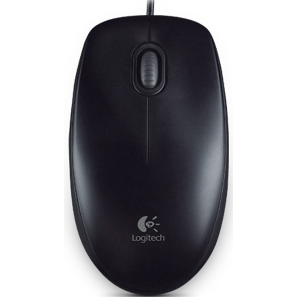 მაუსი LOGITECH Corded Mouse B100 Business Black