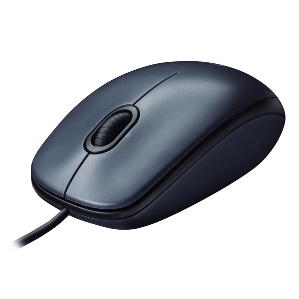 მაუსი LOGITECH Corded Mouse M100 EMEA Gray