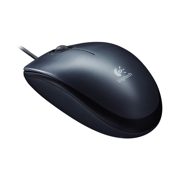 მაუსი LOGITECH Corded Mouse M100 EMEA Gray