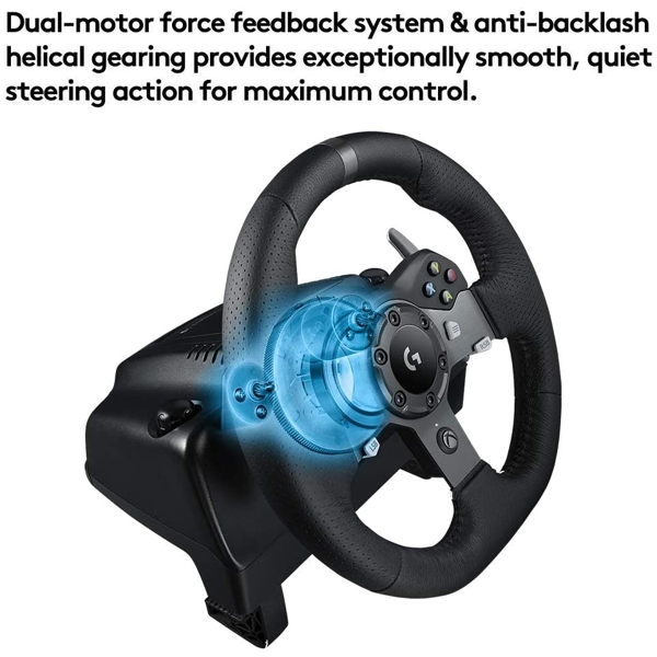 კომპიუტერული საჭე LOGITECH G920 Driving Force Racing Wheel for Xbox One and PC