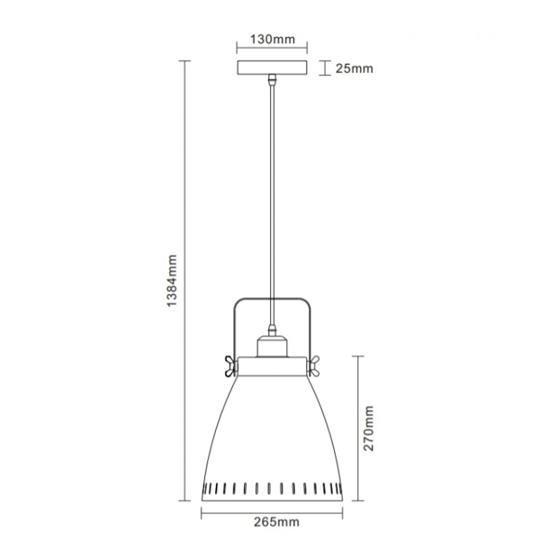 ჭერის სანათი Camelion PL-428L New York С62 