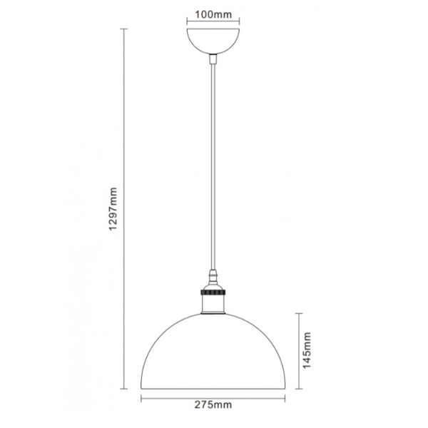 ჭერის სანათი Camelion PL-601L LOFT С67