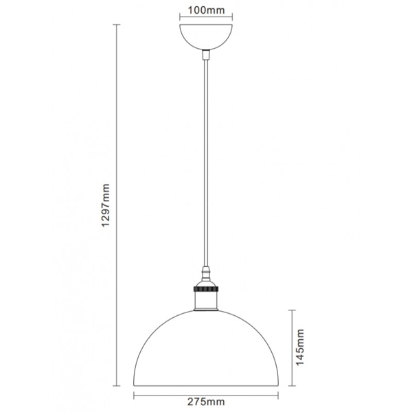 ჭერის სანათი Camelion PL-601L LOFT С68