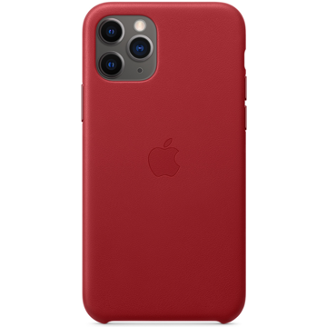 მობილურის ქეისი Apple iPhone 11 Pro Leather Case - (PRODUCT) Red (MWYF2ZM/A)