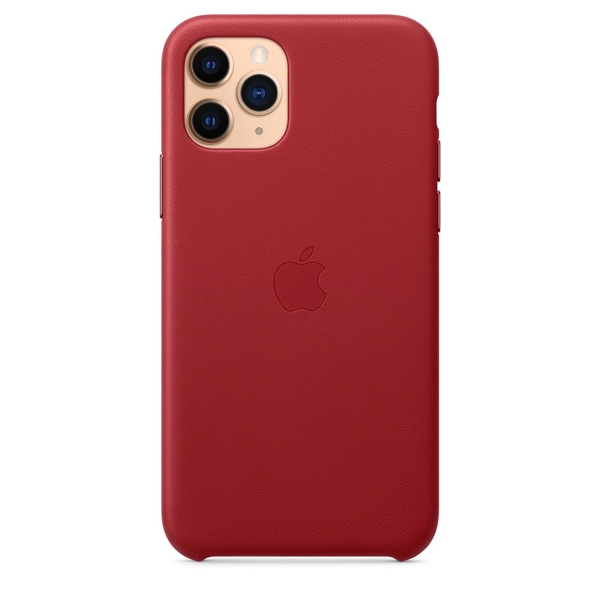 მობილურის ქეისი Apple iPhone 11 Pro Leather Case - (PRODUCT) Red (MWYF2ZM/A)