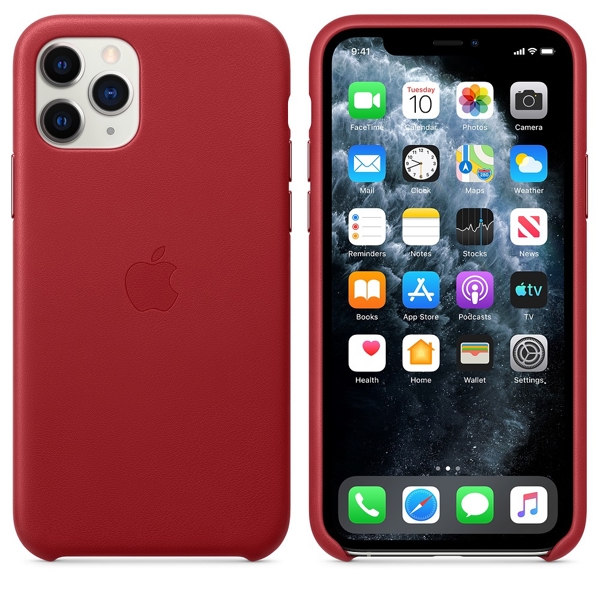 მობილურის ქეისი Apple iPhone 11 Pro Leather Case - (PRODUCT) Red (MWYF2ZM/A)