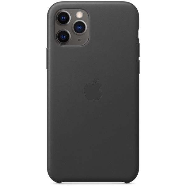 მობილურის ქეისი Apple iPhone 11 Pro Leather Case - Black (MWYE2ZM/A)