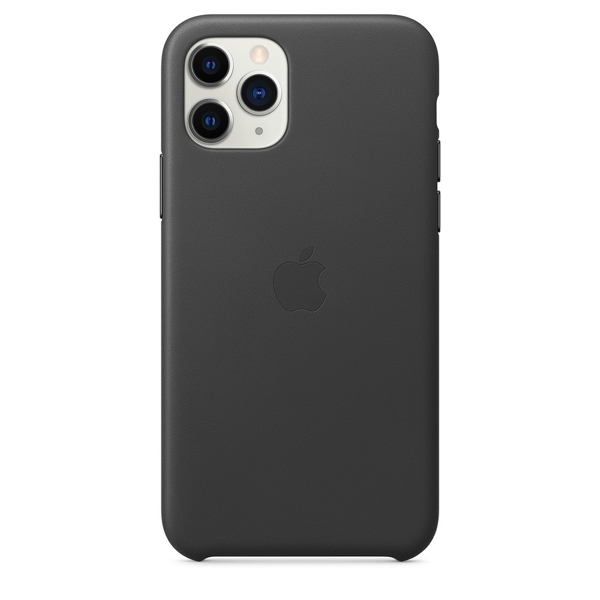 მობილურის ქეისი Apple iPhone 11 Pro Leather Case - Black (MWYE2ZM/A)