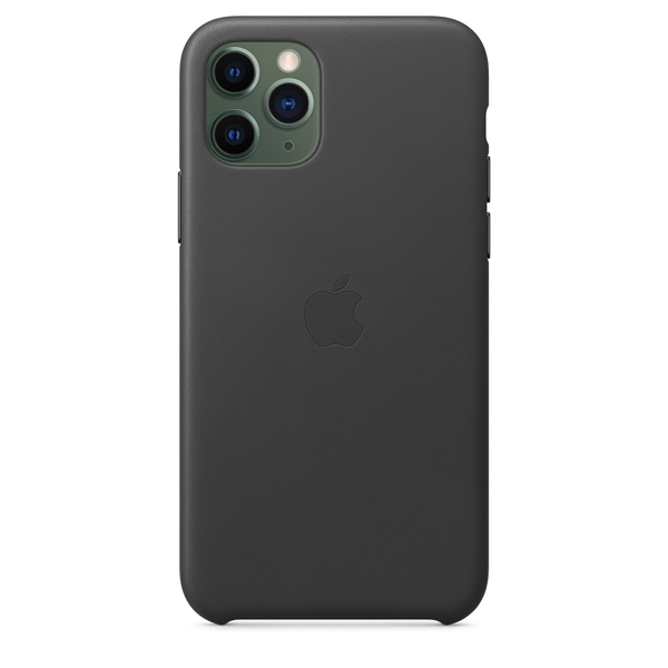 მობილურის ქეისი Apple iPhone 11 Pro Leather Case - Black (MWYE2ZM/A)