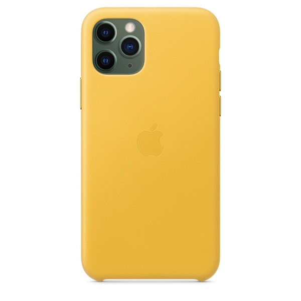 მობილურის ქეისი Apple iPhone 11 Pro Leather Case - Meyer Lemon (MWYA2ZM/A)