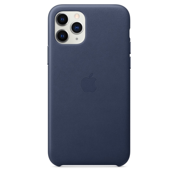 მობილურის ქეისი Apple iPhone 11 Pro Leather Case - Midnight Blue (MWYG2ZM/A)