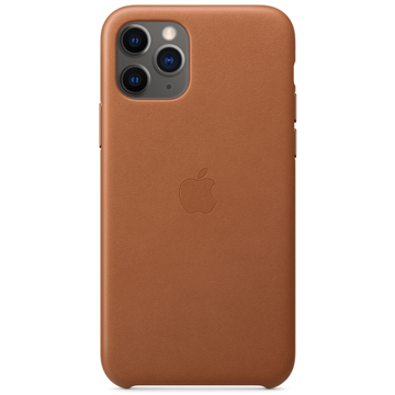 მობილურის ქეისი Apple iPhone 11 Pro Leather Case - Saddle Brown (MWYD2ZM/A)