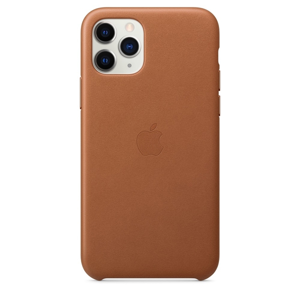 მობილურის ქეისი Apple iPhone 11 Pro Leather Case - Saddle Brown (MWYD2ZM/A)