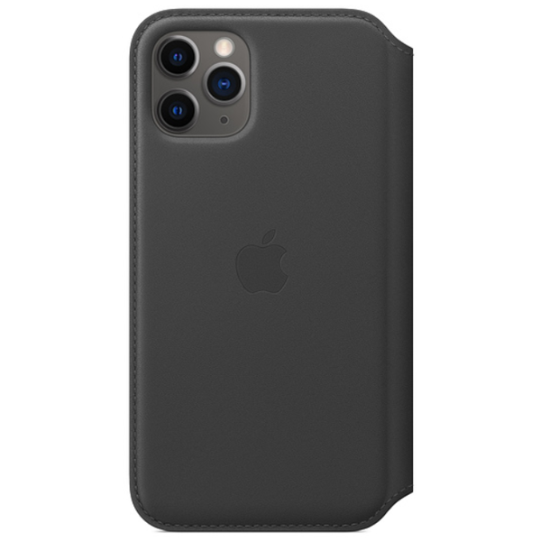 მობილურის ქეისი Apple iPhone 11 Pro Leather Folio - Black (MX062ZM/A)