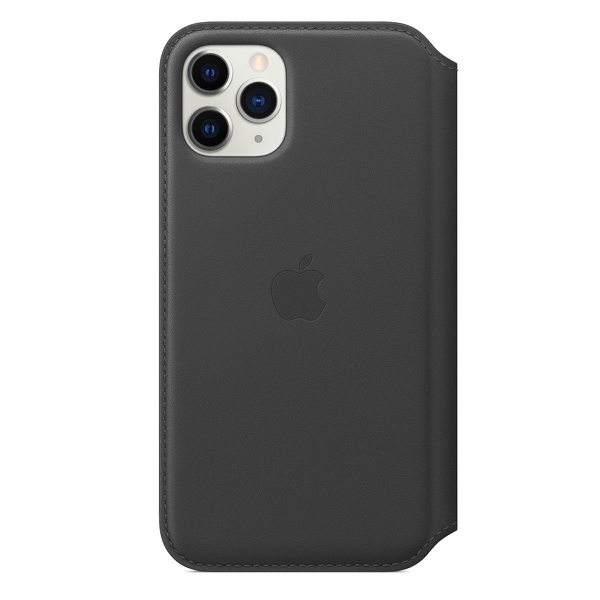 მობილურის ქეისი Apple iPhone 11 Pro Leather Folio - Black (MX062ZM/A)