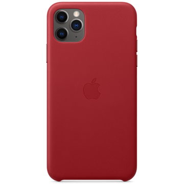 მობილურის ქეისი Apple iPhone 11 Pro Max Leather Case - (PRODUCT) Red (MX0F2ZM/A)