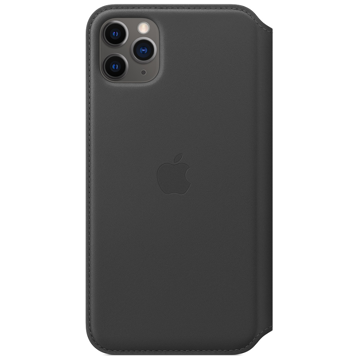 მობილურის ქრისი Apple iPhone 11 Pro Max Leather Folio - Black (MX082ZM/A)