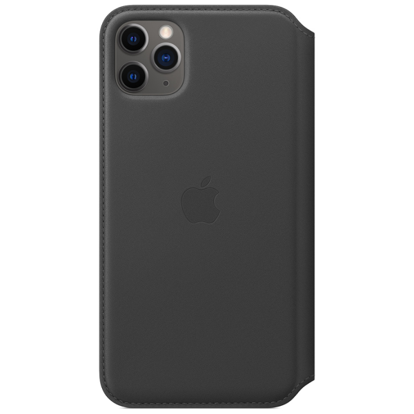 მობილურის ქრისი Apple iPhone 11 Pro Max Leather Folio - Black (MX082ZM/A)