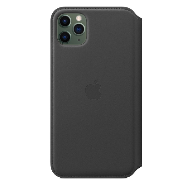 მობილურის ქრისი Apple iPhone 11 Pro Max Leather Folio - Black (MX082ZM/A)