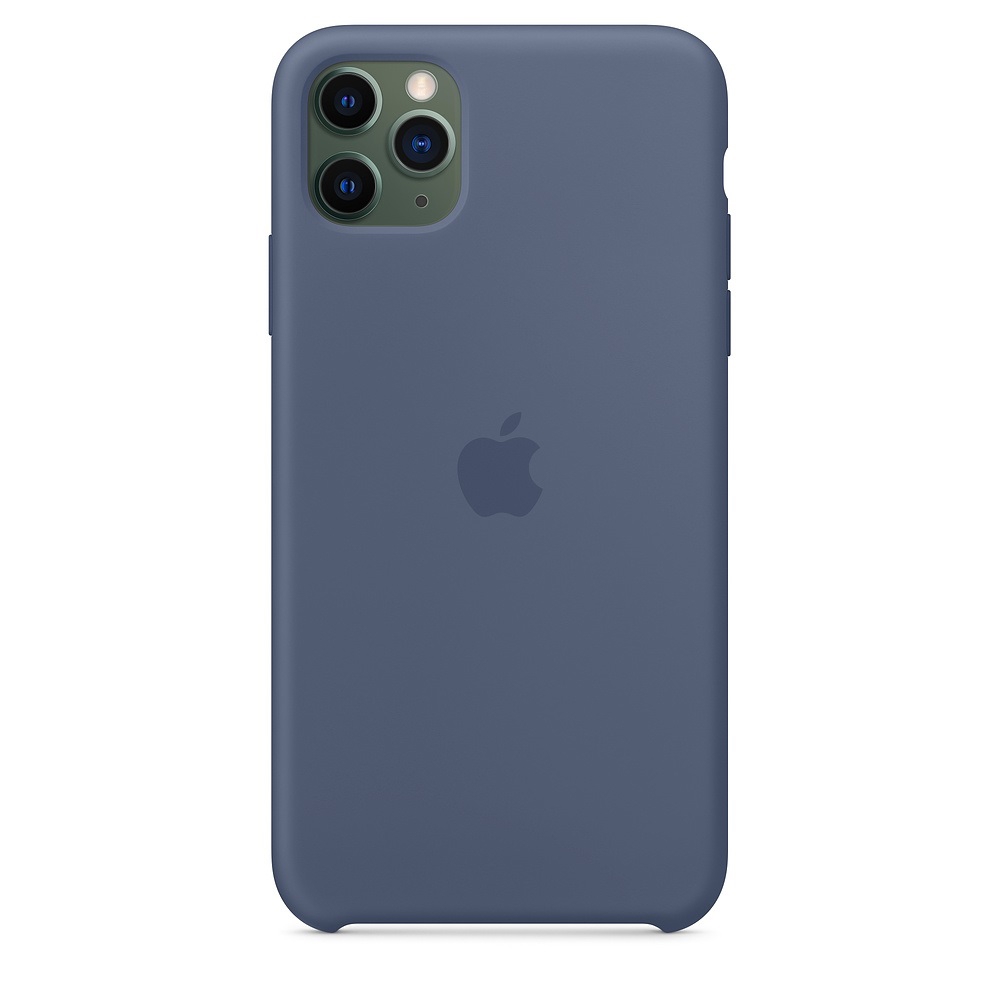 მობილურის ქეისი Apple iPhone 11 Pro Max Silicone Case - Alaskan Blue (MX032ZM/A)