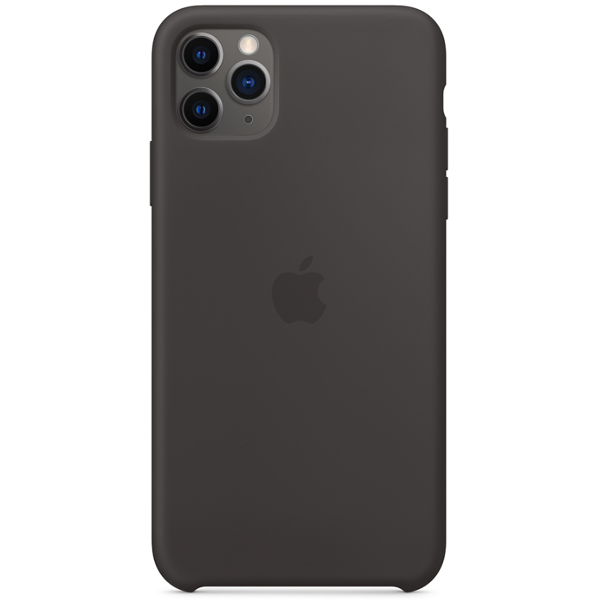 მობილურის ქეისი Apple iPhone 11 Pro Max Silicone Case - Black (MX002ZM/A)