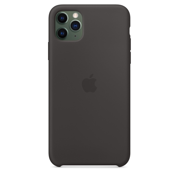 მობილურის ქეისი Apple iPhone 11 Pro Max Silicone Case - Black (MX002ZM/A)