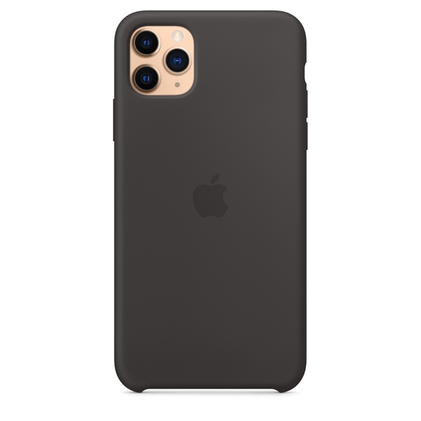 მობილურის ქეისი Apple iPhone 11 Pro Max Silicone Case - Black (MX002ZM/A)