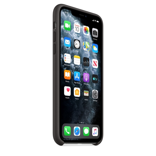 მობილურის ქეისი Apple iPhone 11 Pro Max Silicone Case - Black (MX002ZM/A)